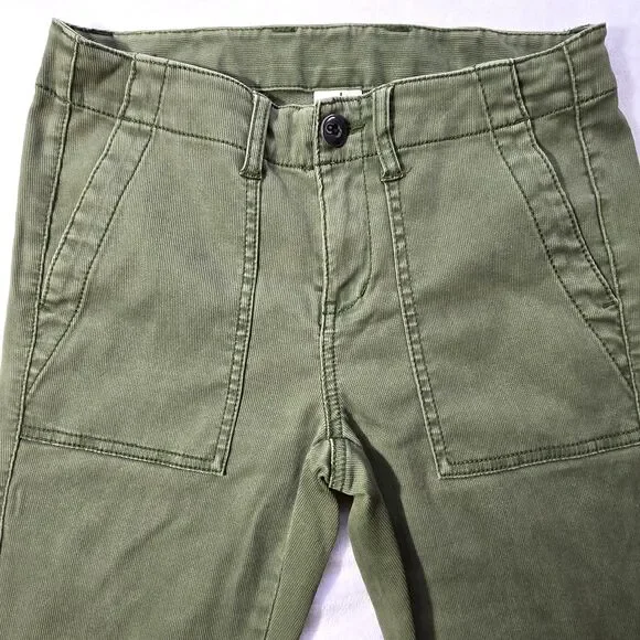 Cabi The Quest Olive Green Cargo Skinny Ankle Stretch Pants 5315 Women's Size 4 - Picture 3 of 6